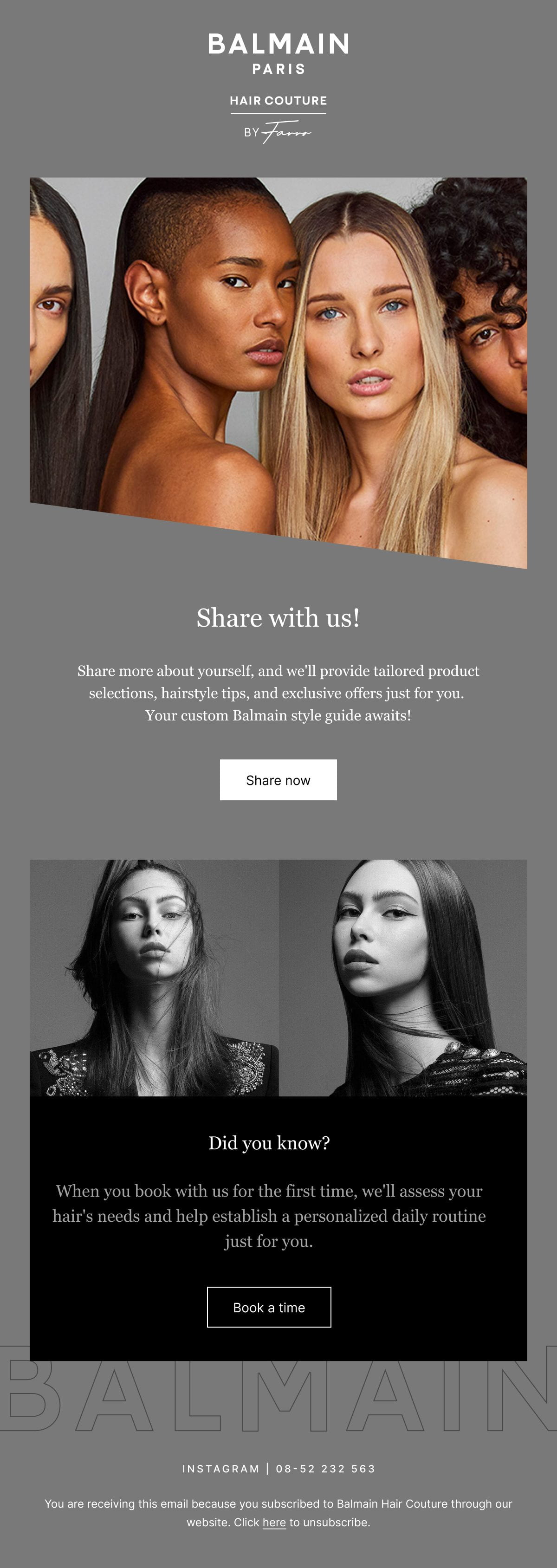 Balmain Hair Couture